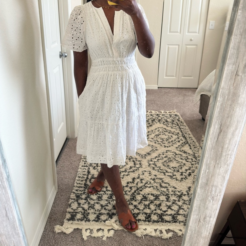 White short dress